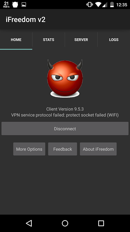 Screenshot 1 Ifreedom V2