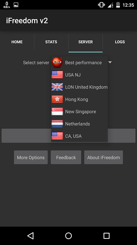 Screenshot 2 Ifreedom V2